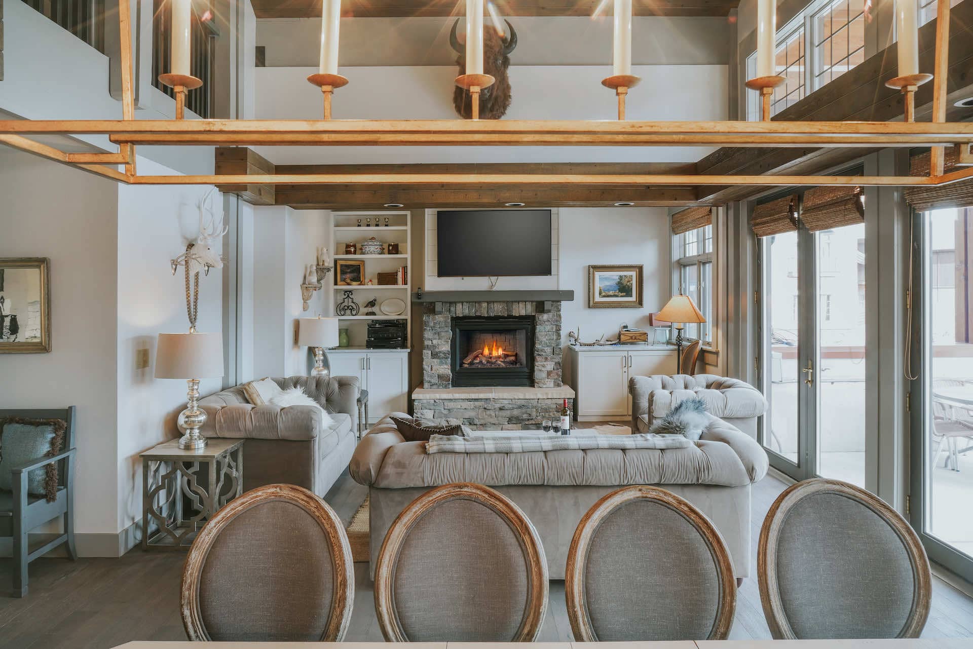 Snowcrest Lodge 8513 Living Room | Big Sky Resort