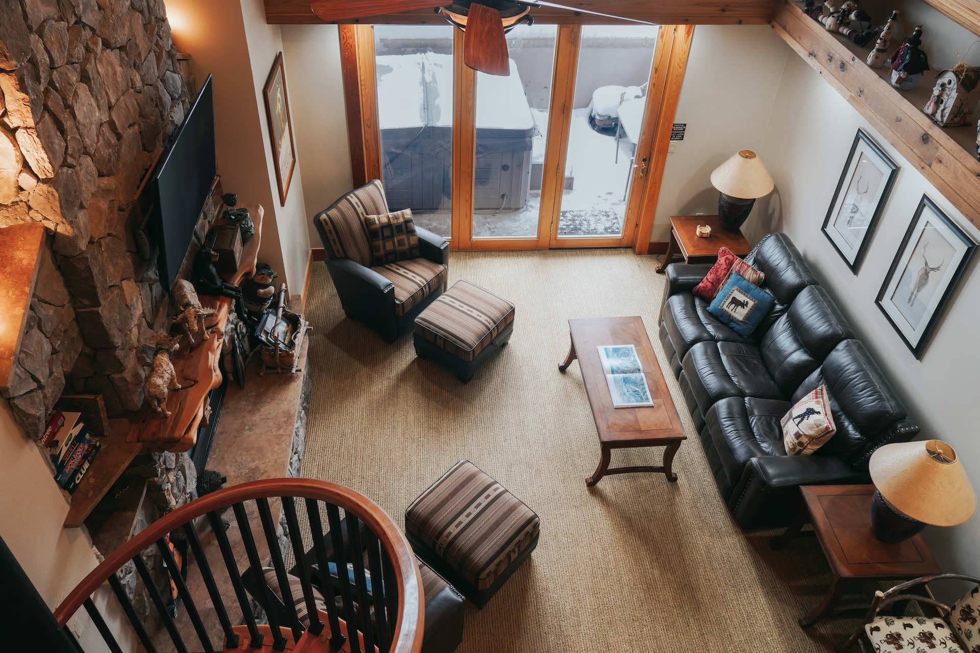 Snowcrest Lodge 8514 Living Room | Big Sky Resort