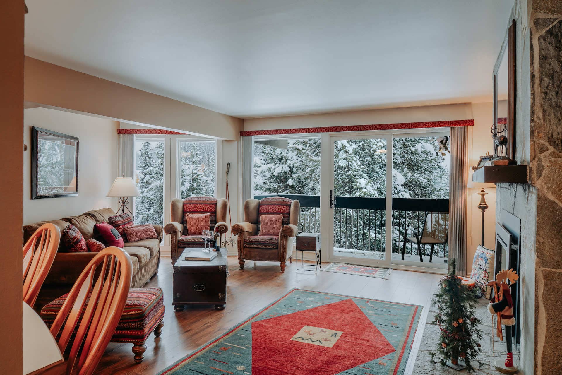 Stillwater Condominium Living Room | Vacation Rentals at Big Sky Resort, Montana